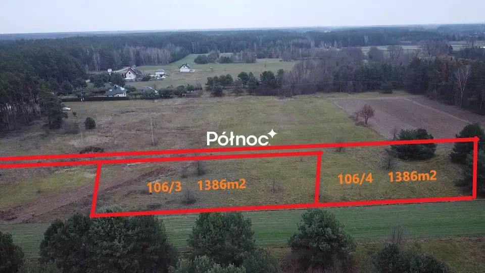 Działka rekreacyjna 1 386 m², Starowola