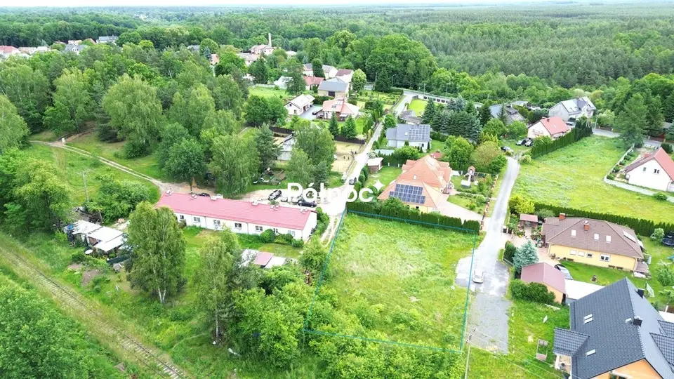 Działka budowlana 1 423 m², Osiecznica