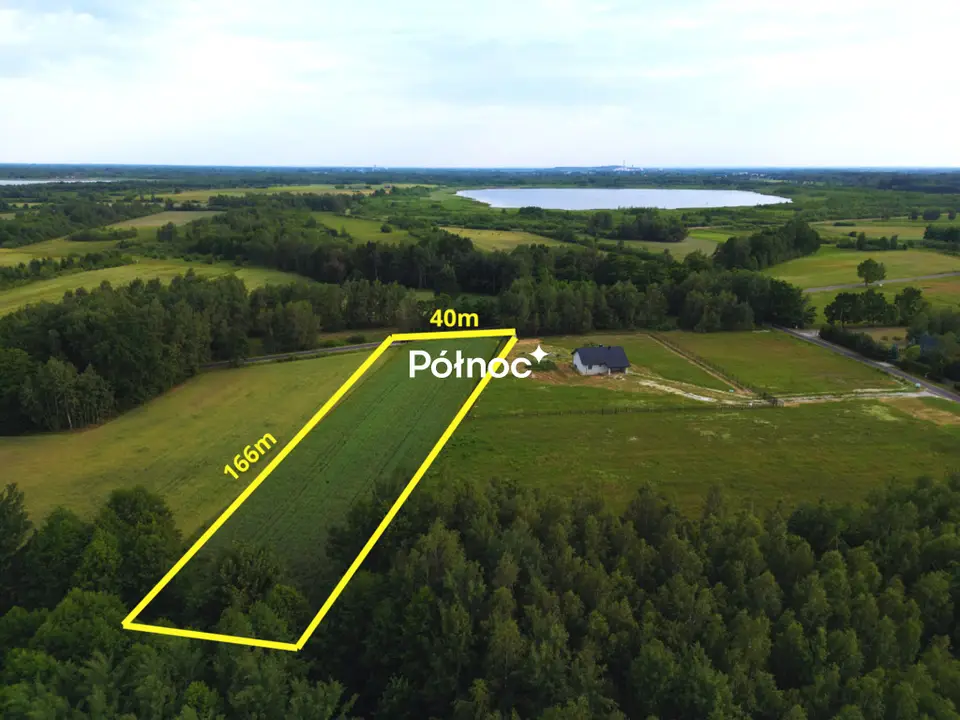 Działka budowlana 5 900 m², Czarny Las