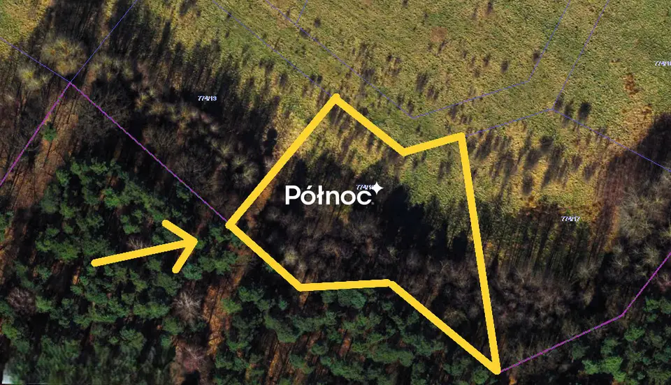 Działka rolna 3 093 m², Radomsko