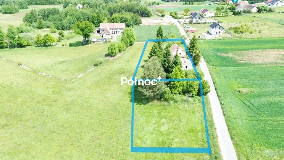 Działka budowlana 1 507 m², Gierałtów