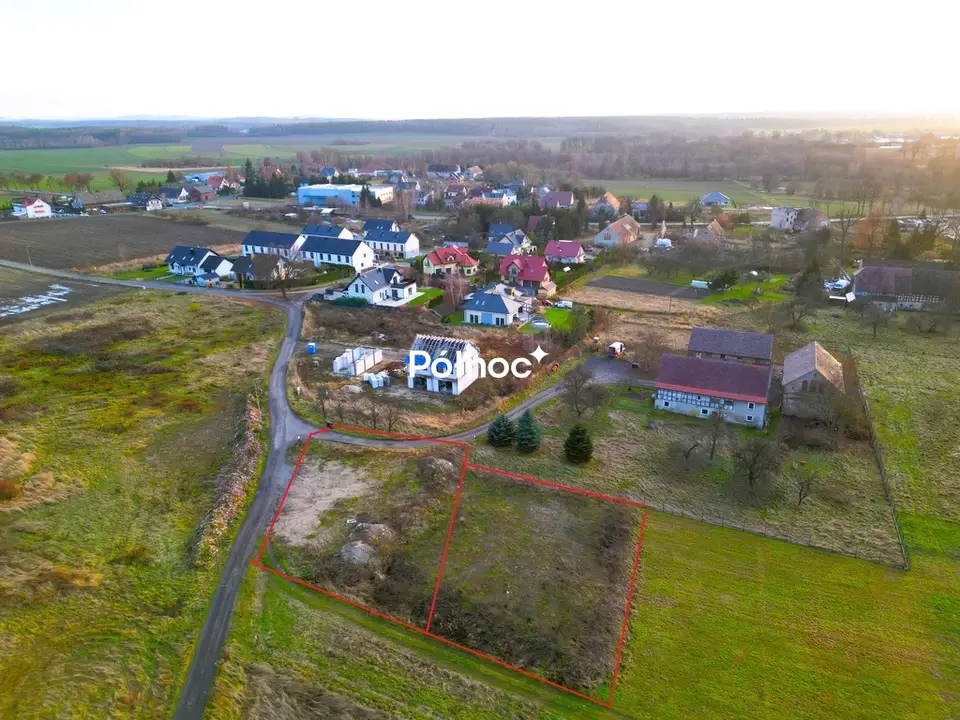 Działka budowlana 1 810 m², Kruszyn
