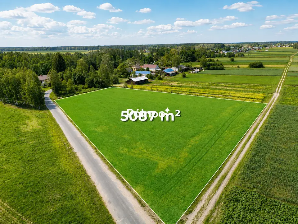 Działka budowlana 2 475 m², Lipnica