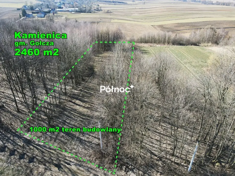 Działka budowlana 2 460 m², Kamienica
