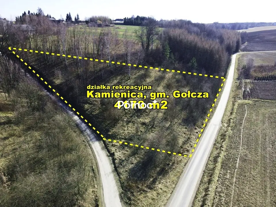 Działka budowlana 4 170 m², Kamienica