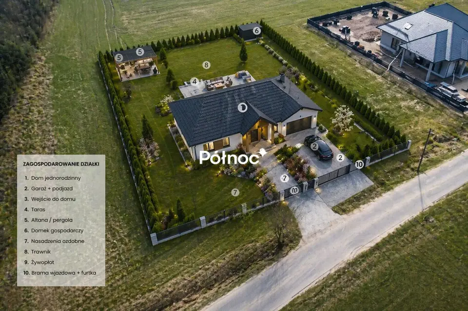 Działka budowlana 1 081 m², Dobra