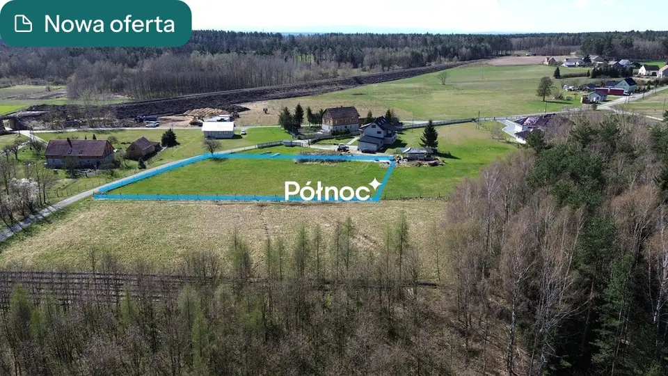 Działka budowlana 3 000 m², Bieniec