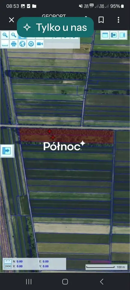 Działka budowlana 1,65 ha, Miedzna Drewniana