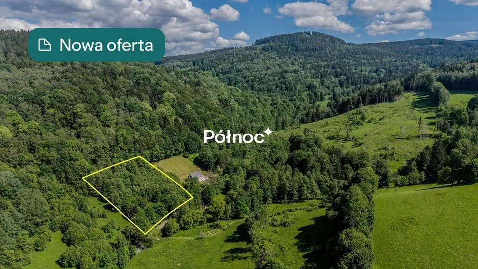 Działka budowlana 5 000 m², Konradów