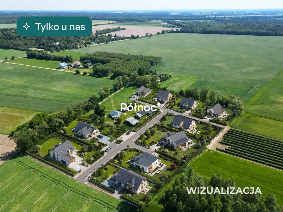 Działka budowlana 1 450 m², Polinów