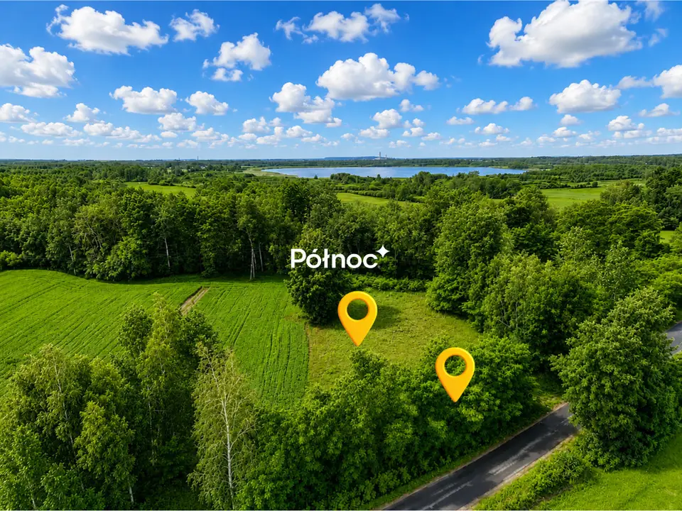 Działka budowlana 2 238 m², Czarny Las