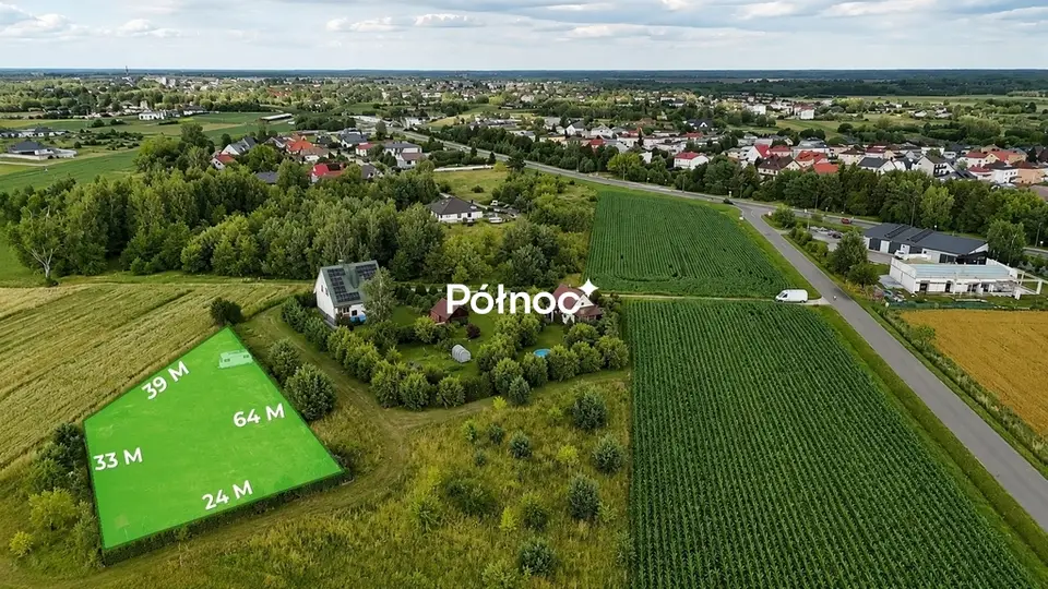 Działka budowlana 1 232 m², Włodawa