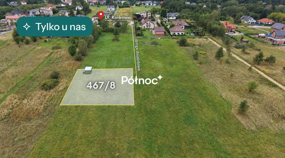 Działka budowlana 951 m², Częstochowa