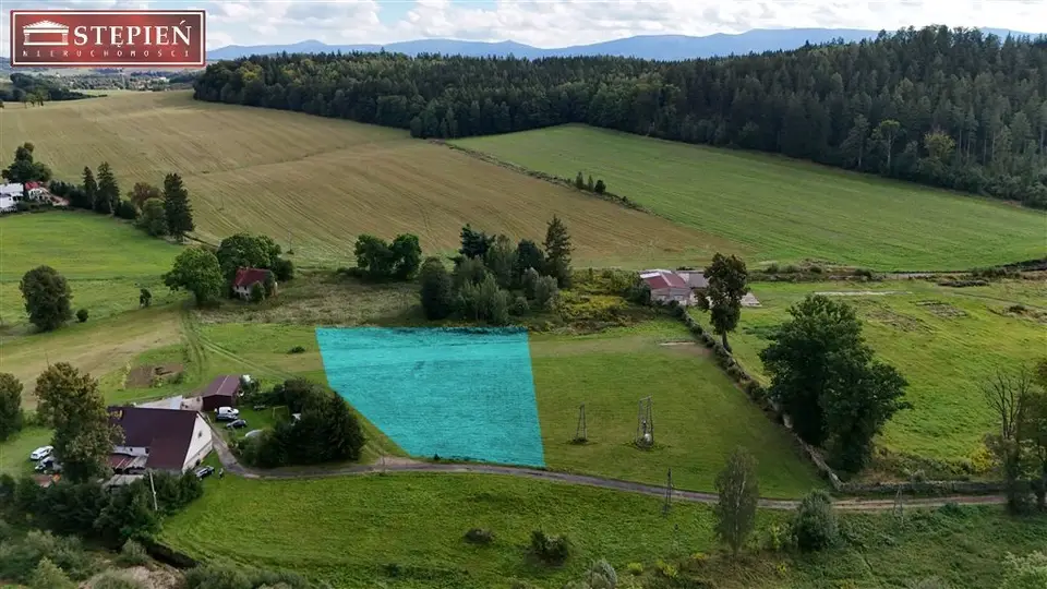 Działka budowlana 3 787 m², Barcinek