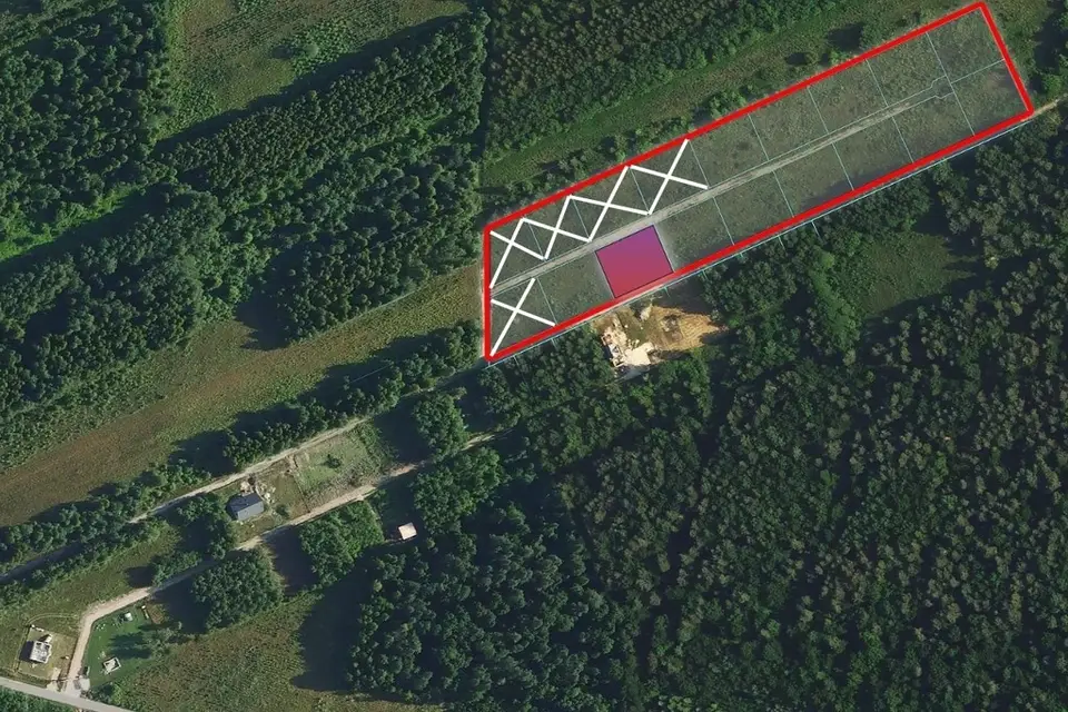 Działka budowlana 1 000 m², Zakrzów