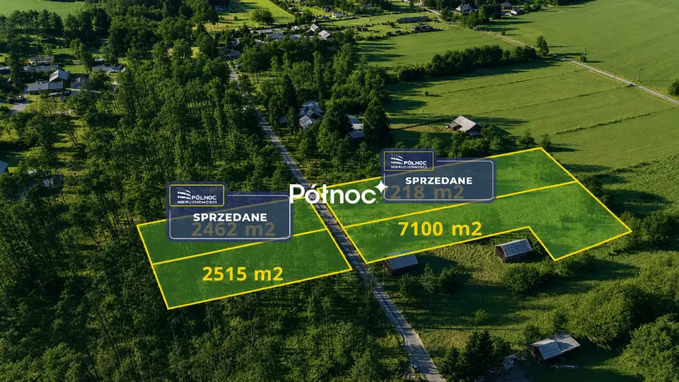 Działka budowlana 9 680 m², Husinka