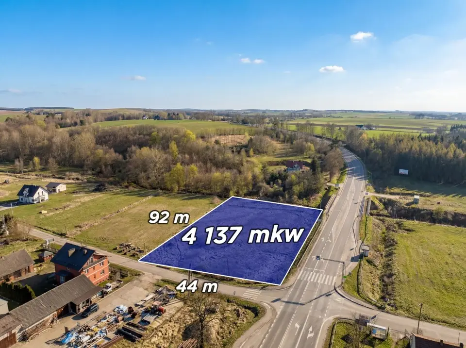 Działka inwestycyjna 41,37 ha, Szczepanowice