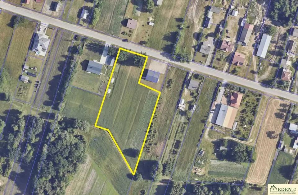 Działka budowlana 6 633 m², Żdżary