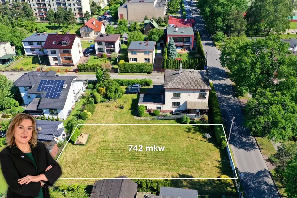 Działka budowlana 742 m², Brzeszcze