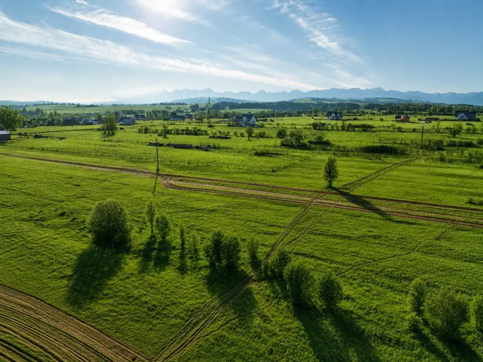 Działka budowlana 1 132 m², Bór