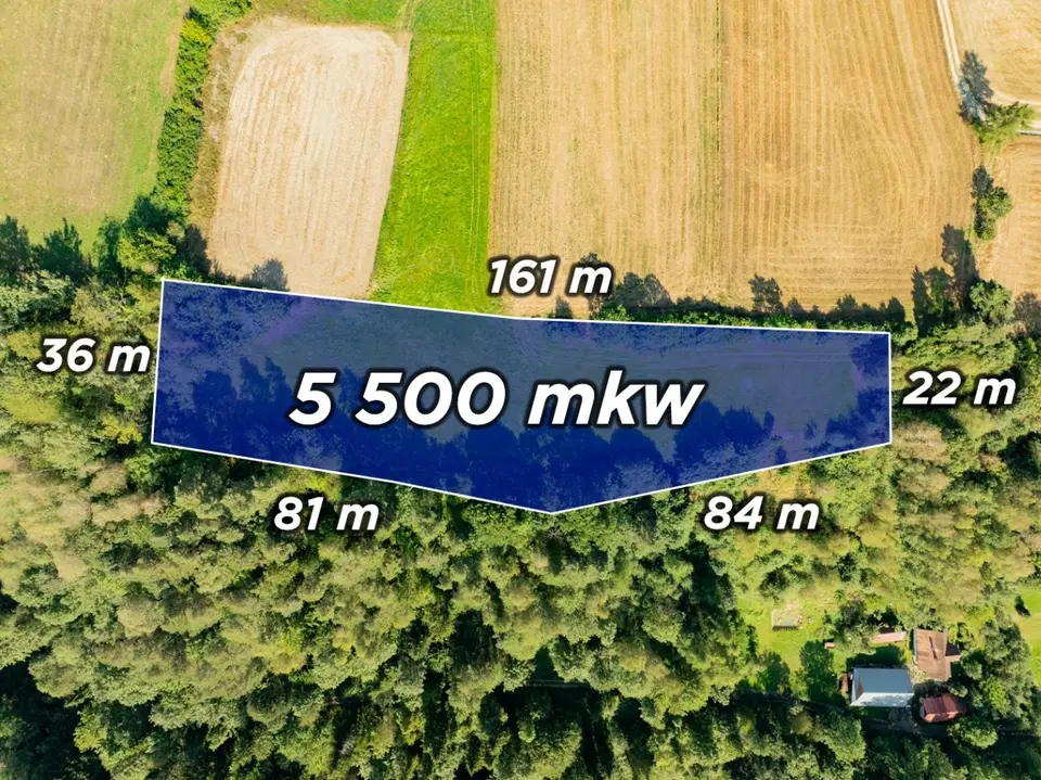 Działka rolna 5 500 m², Raba Niżna