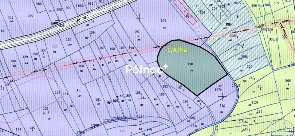 Działka inwestycyjna 1,47 ha, Cikowice
