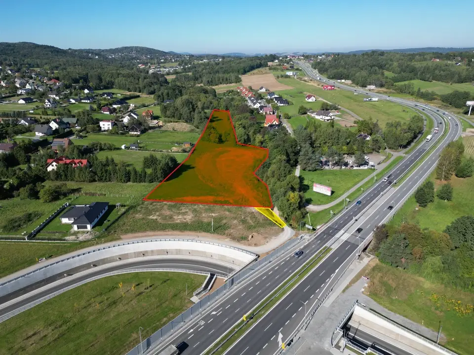 Działka inwestycyjna 1,62 ha, Krzyszkowice