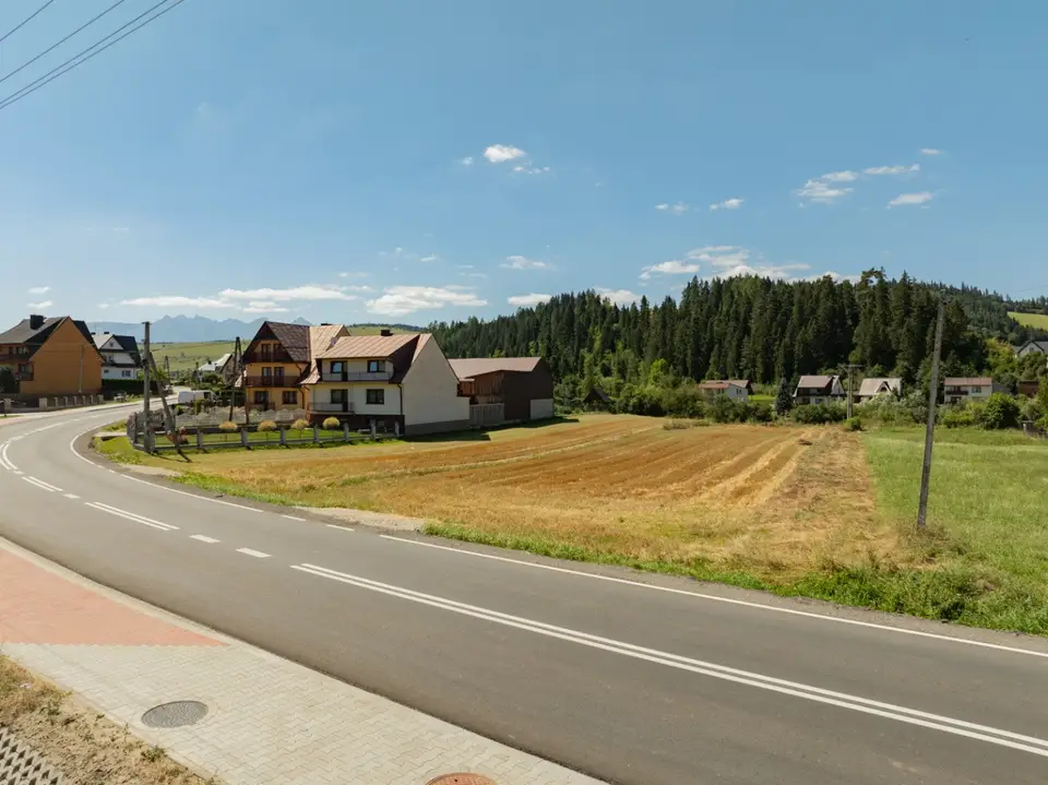 Działka budowlana 1 904 m², Niedzica