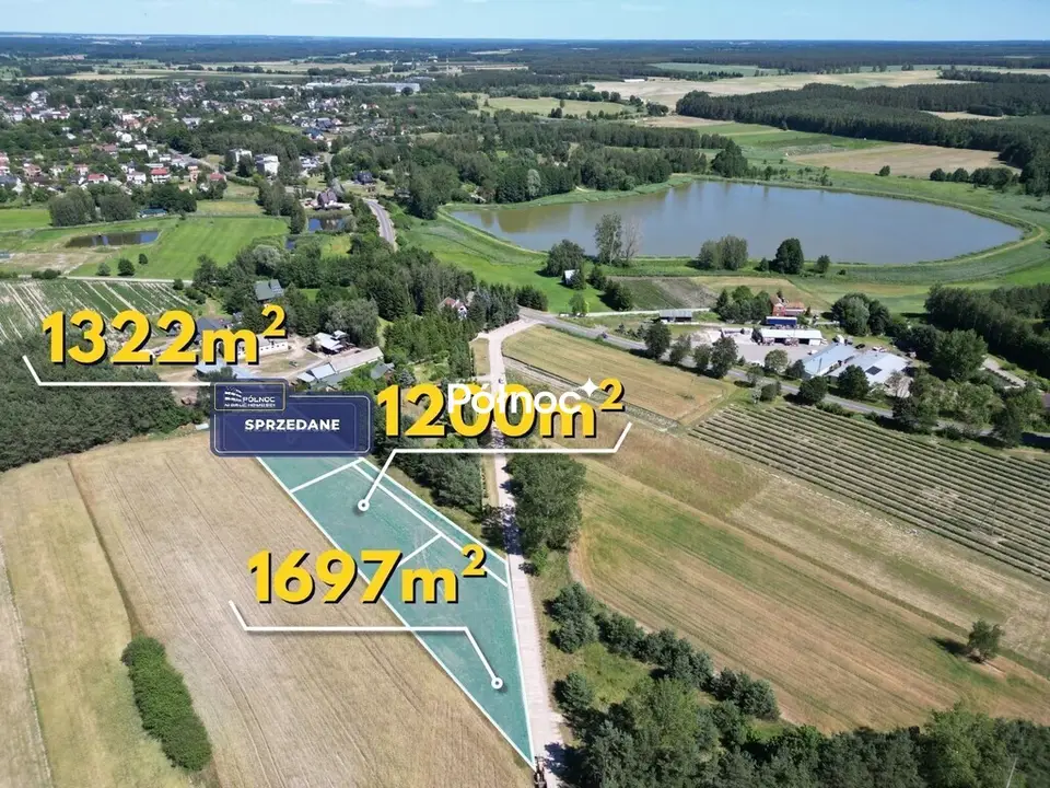 Działka budowlana 1 200 m², Janów Podlaski