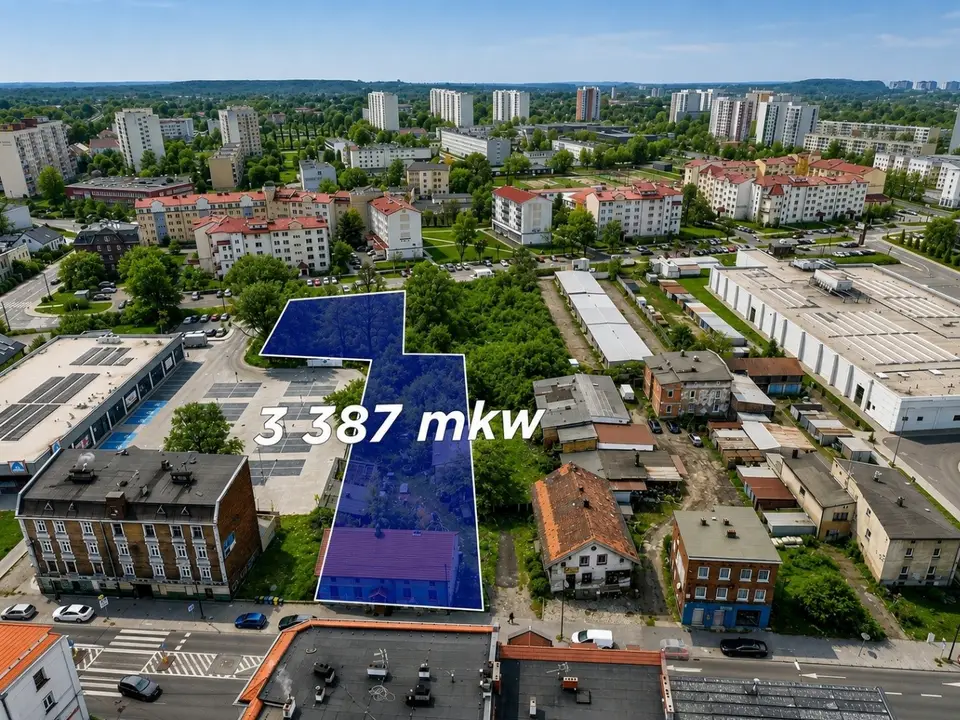 Działka inwestycyjna 3 387 m², Trynek