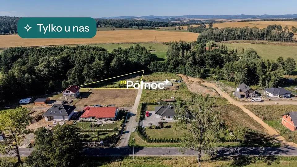 Działka budowlana 1 042 m², Stary Wielisław