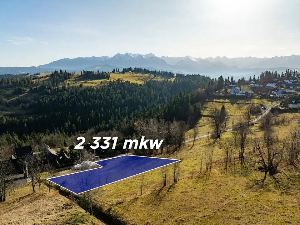 Działka budowlana 2 331 m², Rzepiska