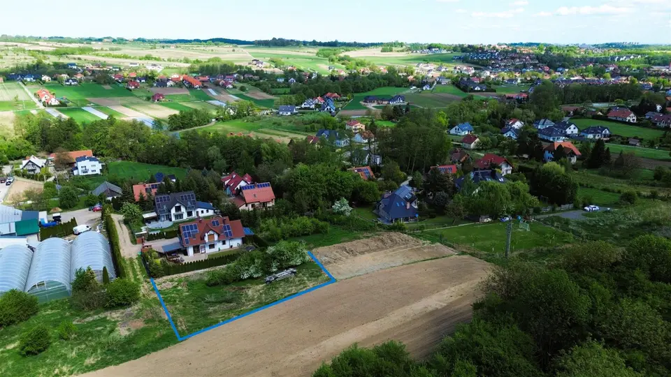 Działka budowlana 949 m², Pękowice