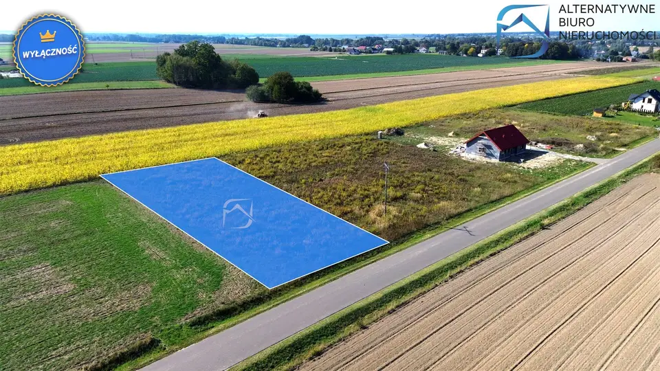 Działka budowlana 1 658 m², Radawczyk Drugi