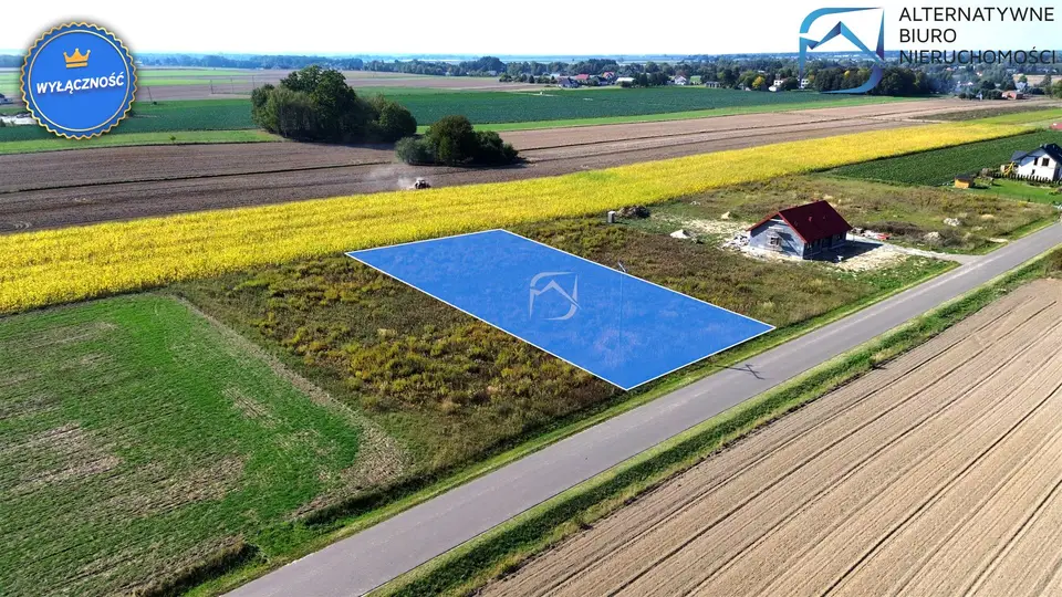 Działka budowlana 1 612 m², Radawczyk Drugi