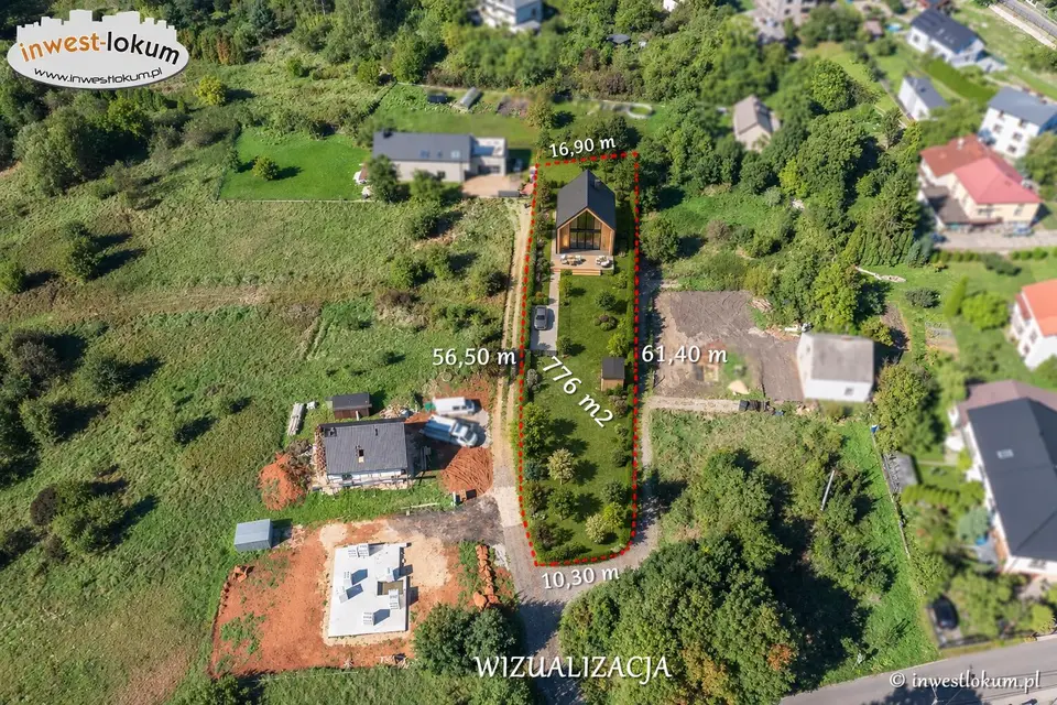 Działka budowlana 776 m², Olkusz