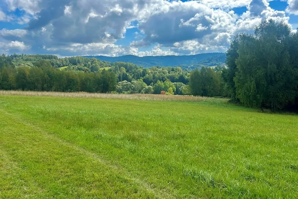 Działka budowlana 1 341 m², Ślemień