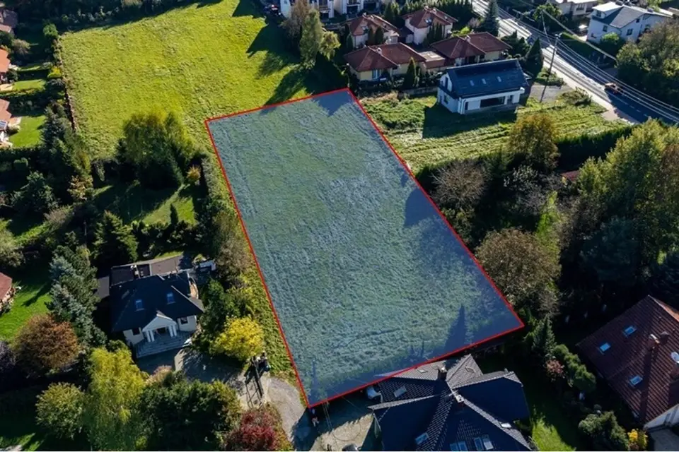 Działka budowlana 2 055 m², Bielsko-Biała