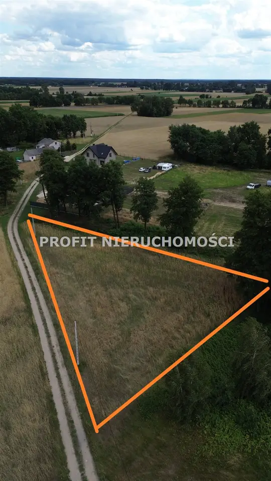Działka budowlana 1 879 m², Adamów, Szczyty