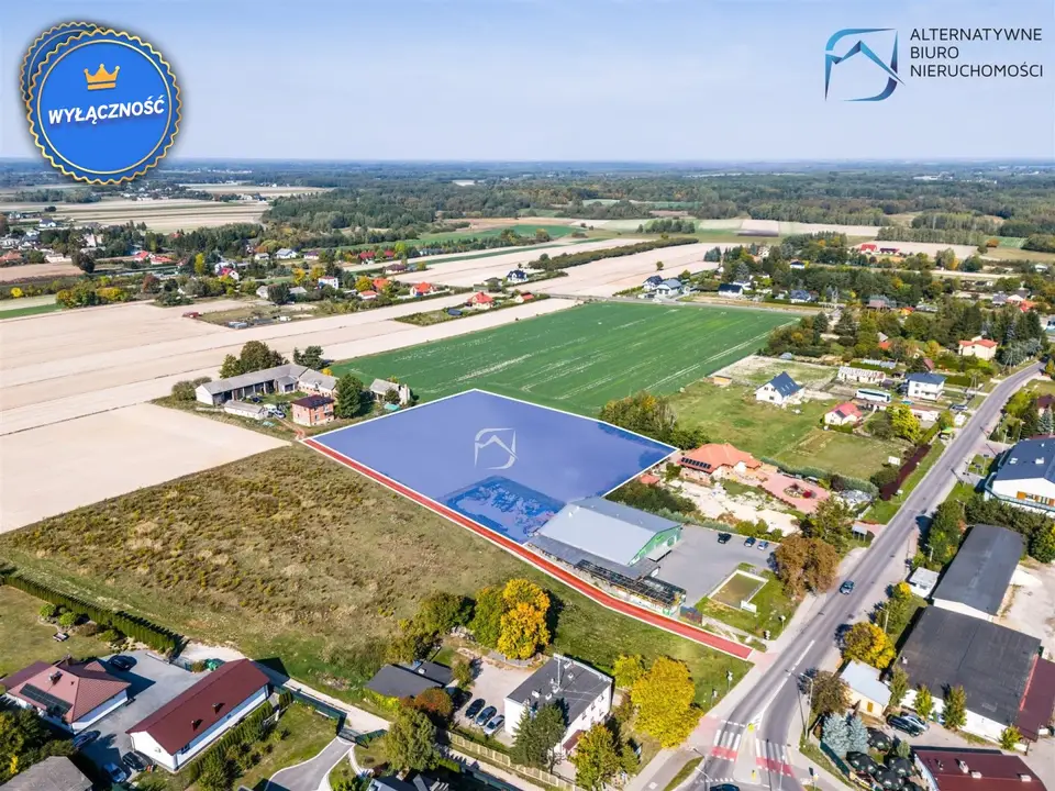 Działka inwestycyjna 8 377 m², Ludwin-Kolonia