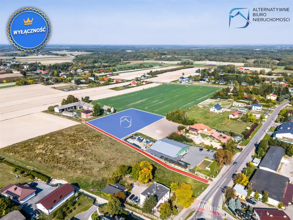 Działka inwestycyjna 5 569 m², Ludwin-Kolonia
