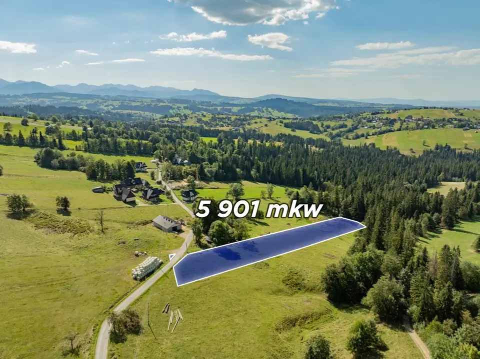 Działka budowlana 5 901 m², Sierockie