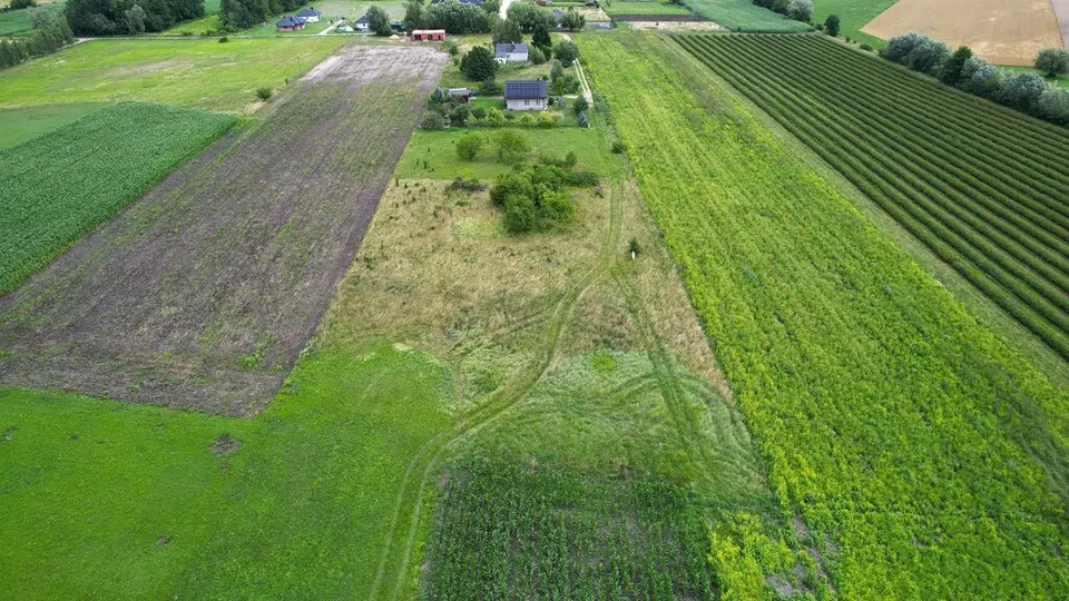 Działka budowlana 1 685 m², Janów, Ruszki