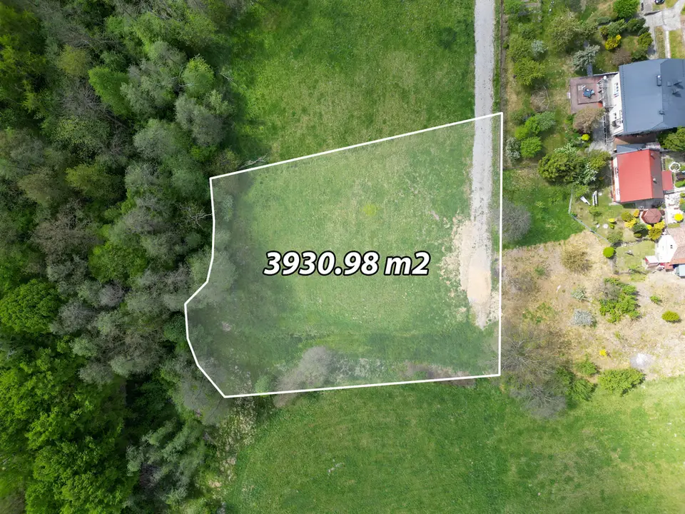 Działka budowlana 3 944 m², Grabówki