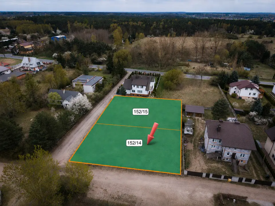 Działka budowlana i inwestycyjna 1 018 m², Poddębice