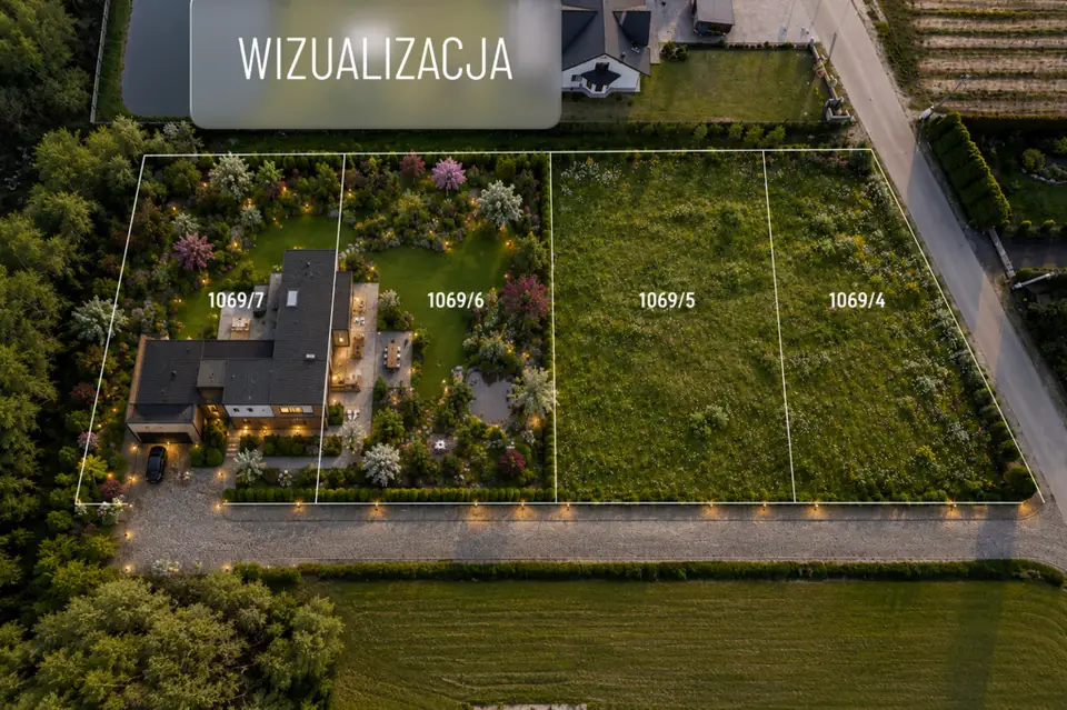 Działka budowlana 935 m², Stok Lacki-Folwark