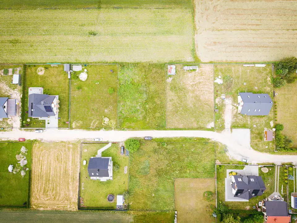 Działka budowlana 1 011 m², Wronowice