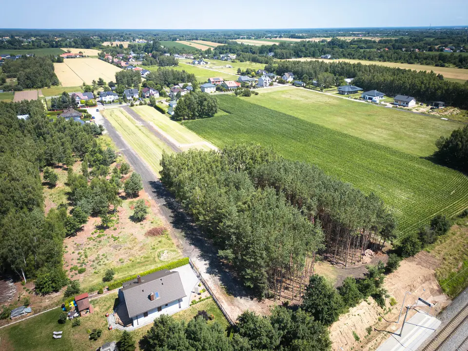 Działka leśna 1 163 m², Sierakowice Lewe