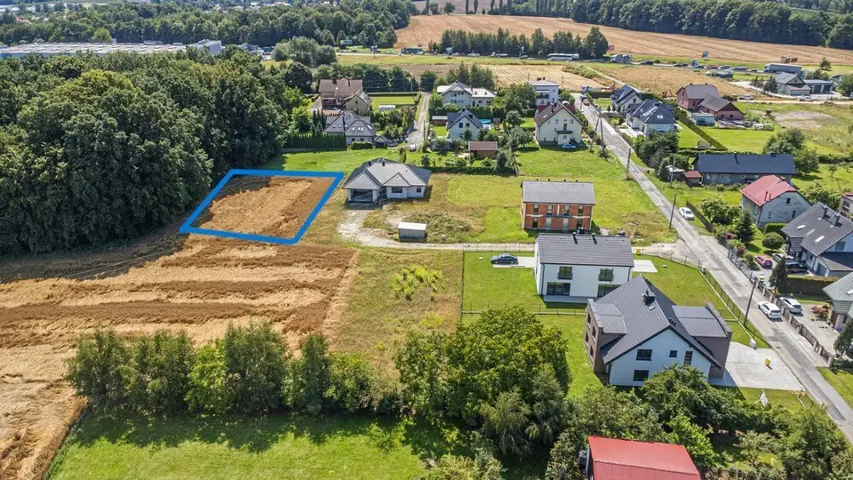 Działka budowlana 1 370 m², Bielsko-Biała