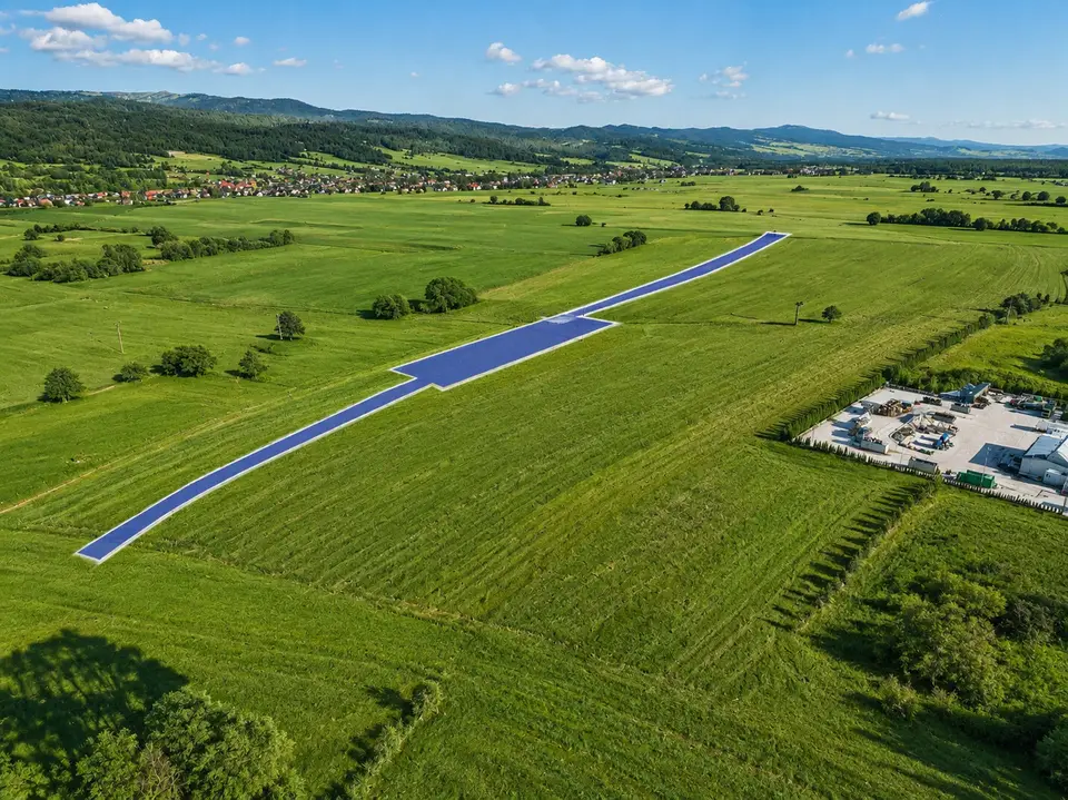 Działka rolna 8 033 m², Nowy Targ